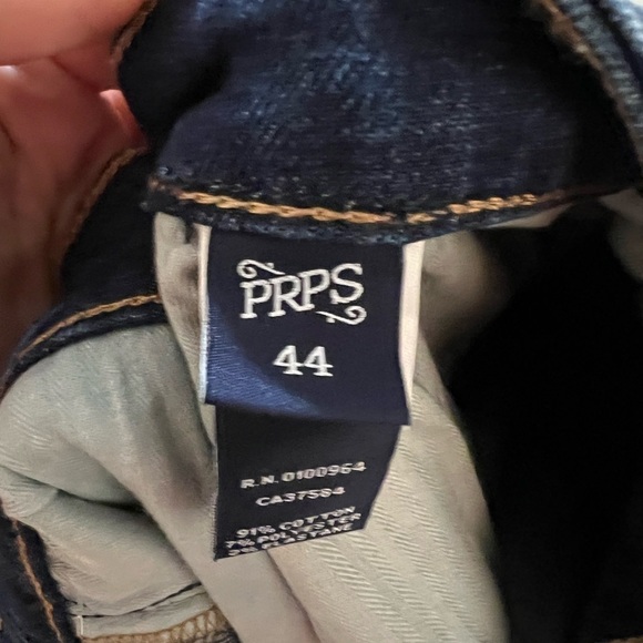 PRPS Le Sabre Distressed Slim Tapered Fit Jeans Mens Size 44 NWT $198 - Picture 12 of 16